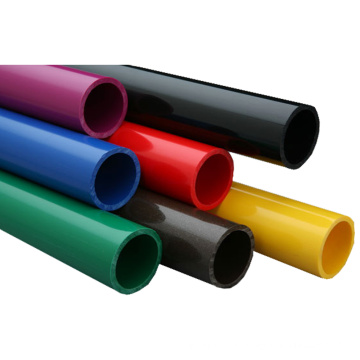 Longueur adaptée aux besoins du client diamètre rond de 12 pouces de diamètre en plastique pp tuyau en plastique de PVC